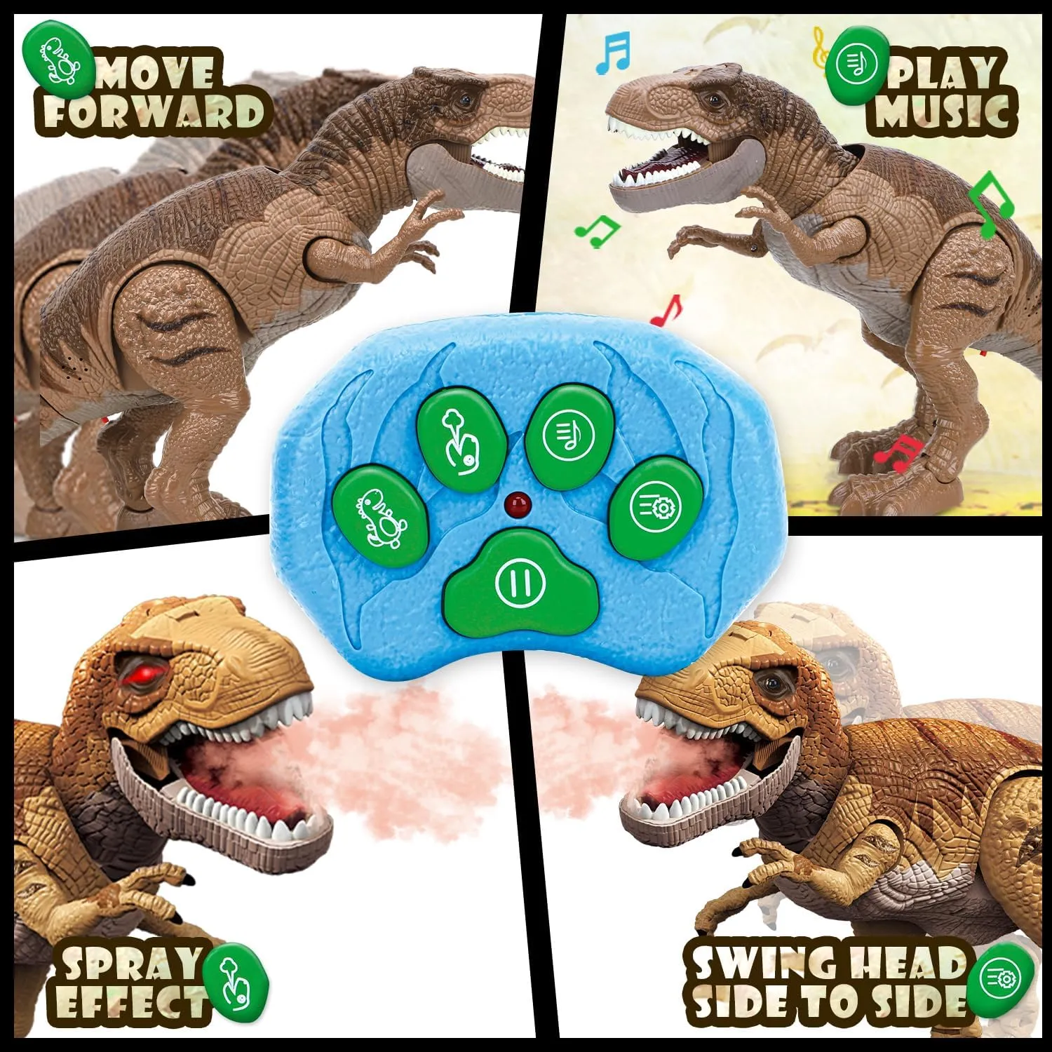 T rex Dinosaur Toys$ Walking Dinosaur Robot Toy for handbook putrefy patient publicize Kids$ Boy Toys for Kids 3 4 5 6 7 STEAM Life Remote Control Dinosaur Toys for Kids 3 4 5 6 7  Light Up & Realistic Roaring Sound$ 