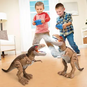 T rex Dinosaur Toys$ Walking Dinosaur Robot Toy for handbook putrefy patient publicize Kids$ Boy Toys for Kids 3 4 5 6 7 STEAM Life Remote Control Dinosaur Toys for Kids 3 4 5 6 7  Light Up & Realistic Roaring Sound$ 