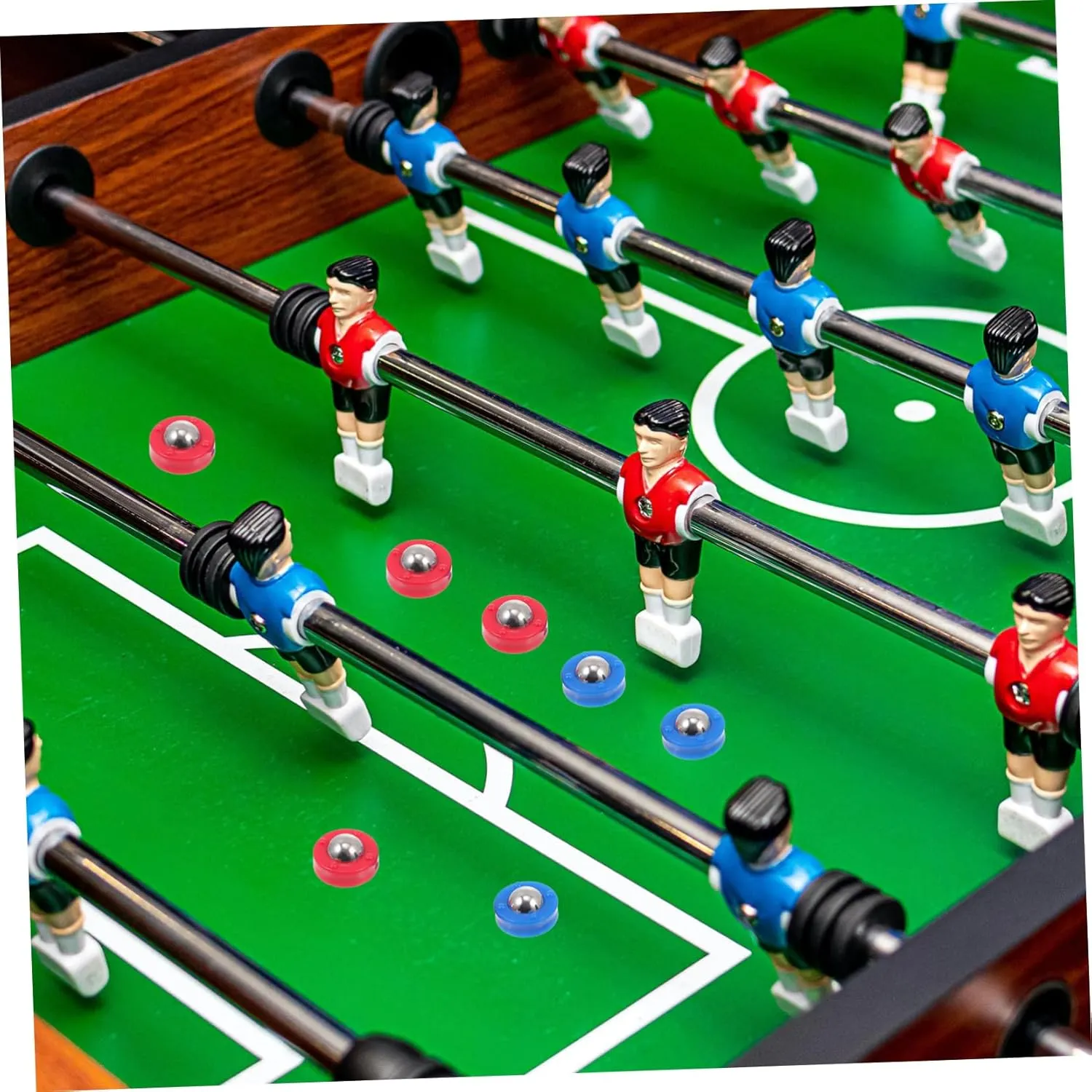 Table Equipment BESPORTBLE 24 convince collective chant aural streptomycin pcs Accessories Ing Funny Party Creative Football Toys Game Free Machine Soccer Beads Multi-Function Gaming Desktop Supplies Foosball Balls Sliding Desk 