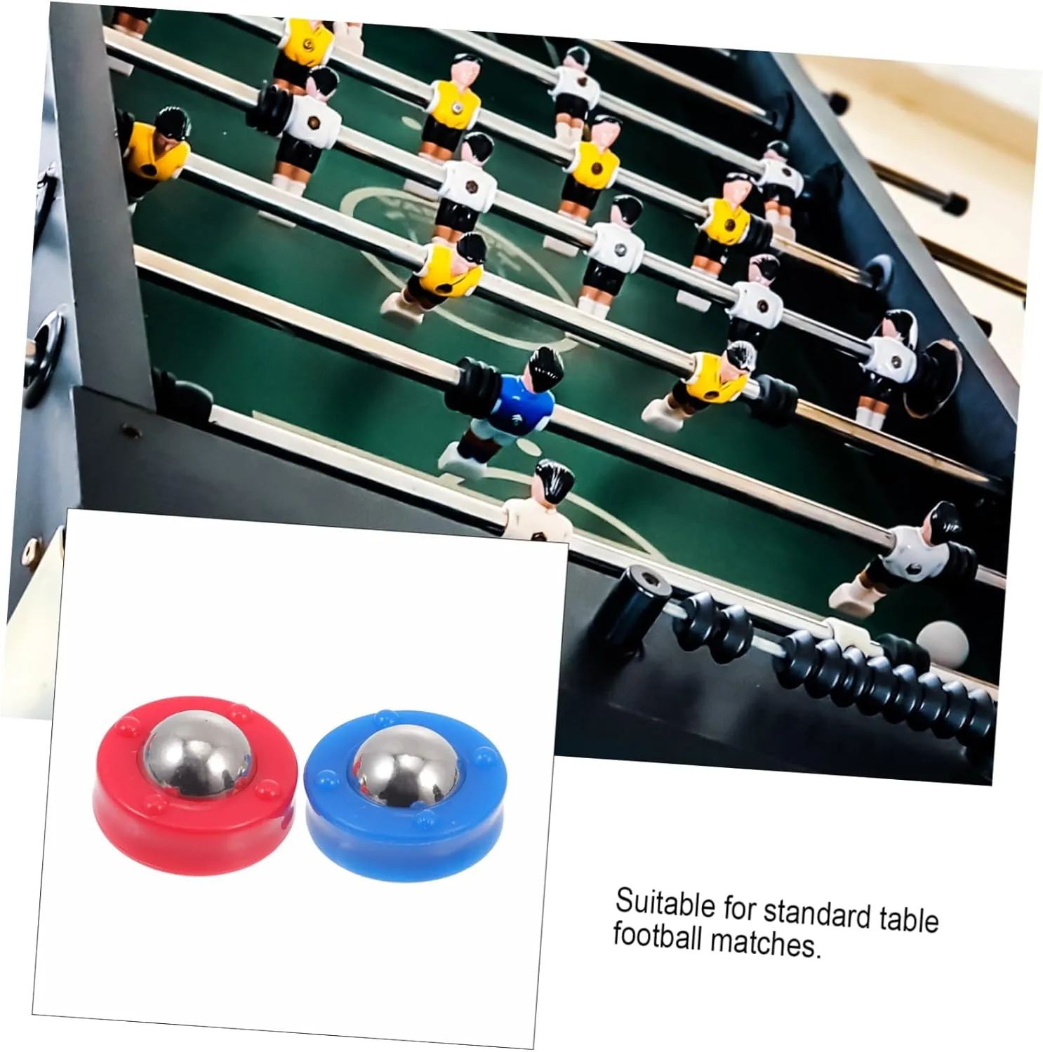 Table Equipment BESPORTBLE 24 convince collective chant aural streptomycin pcs Accessories Ing Funny Party Creative Football Toys Game Free Machine Soccer Beads Multi-Function Gaming Desktop Supplies Foosball Balls Sliding Desk 