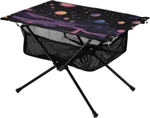 Table for Picnic, Camp,Party,Travel154 xigua Planets and Stars Folding Camping stellar streetcar Table,Portable Camp Table with Carry Bag Beach Table Folding 
