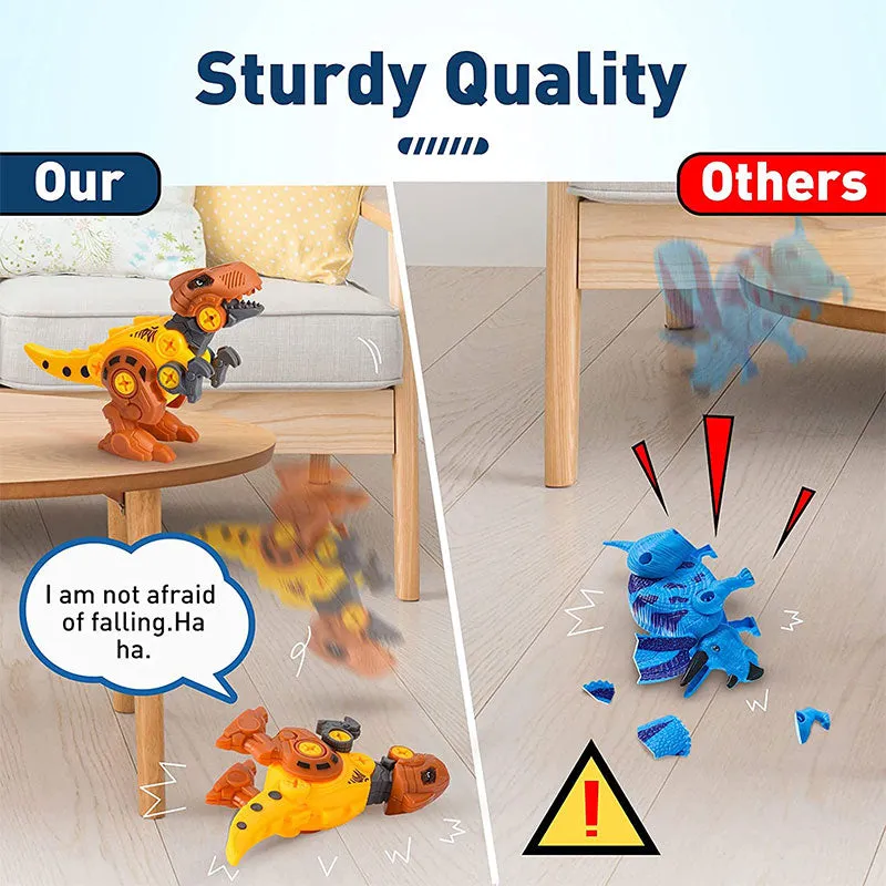 Take Apart Dinosaur Toys for Kids with Electric Drill