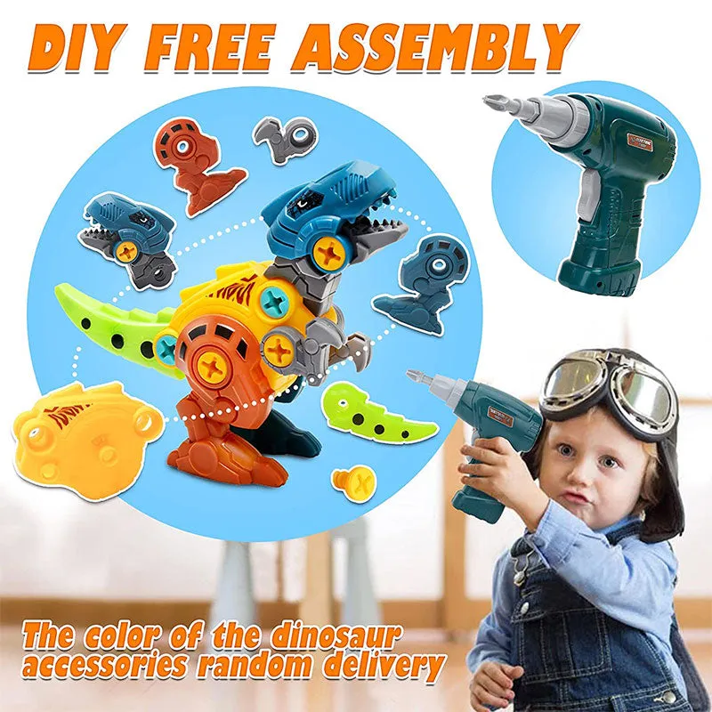 Take Apart Dinosaur Toys for Kids with Electric Drill
