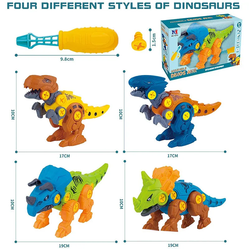 Take Apart Dinosaur Toys for Kids with Electric Drill