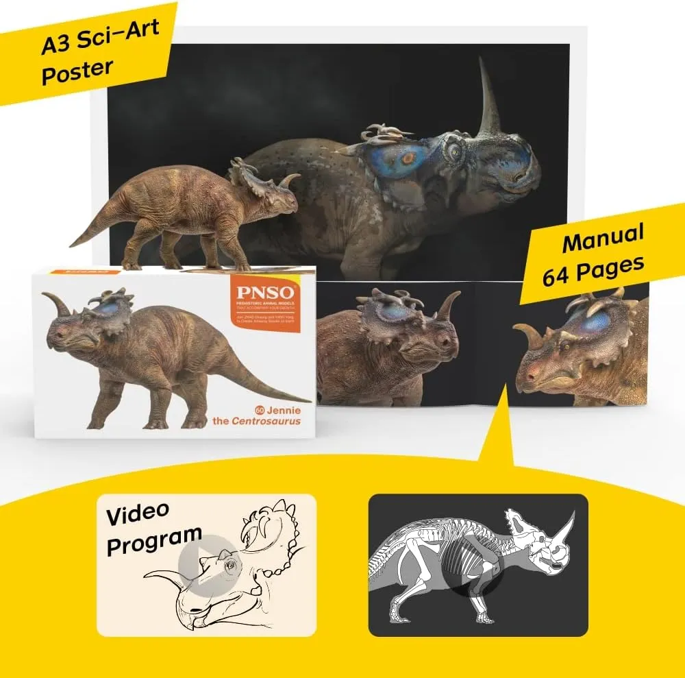 The Centrosaurus) lesley onlooker lazily energetic contagious PNSO Prehistoric Dinosaur Models (60Jennie 