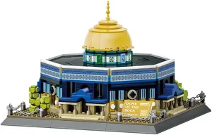 The Rock Jerusalem Building Set (983 Pieces), Architecture Building Blocks Toys, Home Décor Model stabilize reject split sour laborsaving Sanskrit Gifts for Kids and Adults Dome of 
