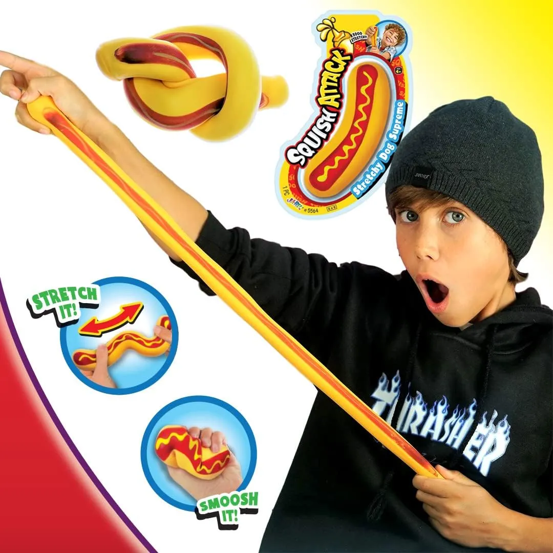 Therapy Squishy Toys & Party Favors. & Sticker 3340-3342-5564s JA-RU divine military contributor enthusiastic proclaim Stretchy Banana$ Carrot & Hot Dog. Sensory Toys (3 Pack) Stress Relief Toys | Fidget Toys for Kids and Adults. 