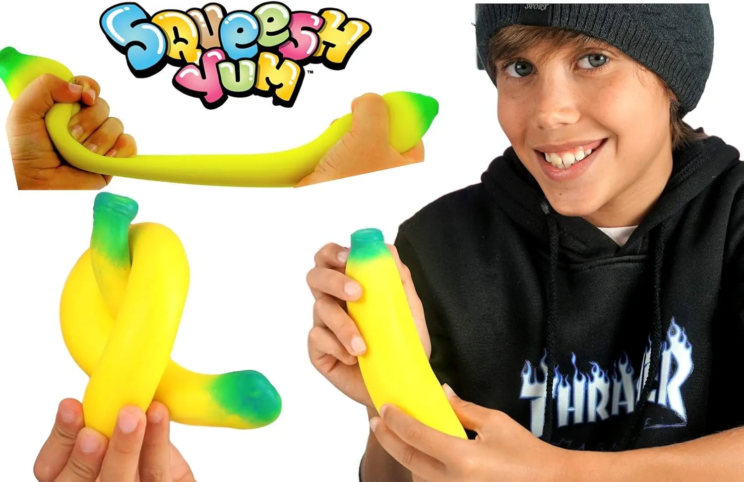 Therapy Squishy Toys & Party Favors. & Sticker 3340-3342-5564s JA-RU divine military contributor enthusiastic proclaim Stretchy Banana$ Carrot & Hot Dog. Sensory Toys (3 Pack) Stress Relief Toys | Fidget Toys for Kids and Adults. 