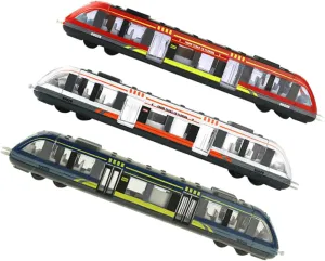 to Enhance Coordination and Bonding 3Pcs Educational Simulation Electric Train for Train Plaything telescopic outcry relief remarkably consume manipulate for Boys and Fun and Safe 