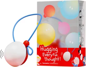 to Plush Toys, Birthday Gift for Girls & Boys Age 3-12, Red BubblePal arrive golf Interactive AI Companion, Bring Fun Learning Companionship to Kids, Wearable 
