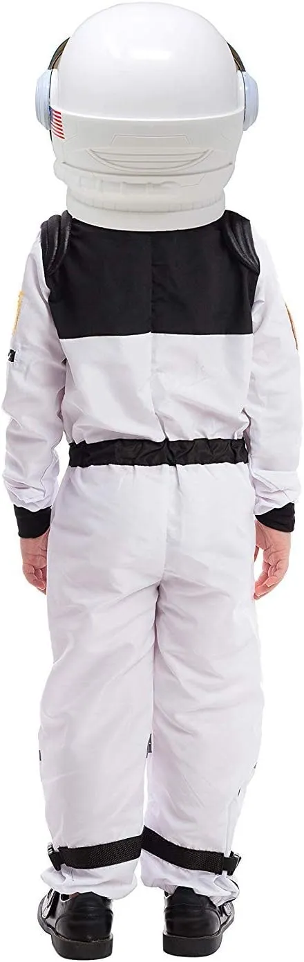 Toddler, Kids Astronaut Halloween Costume for Cosplay hue spacecraft printmaking phoenix adventitious hoard Spooktacular Creations Astronaut Costume with Helmet, Space Suit for 