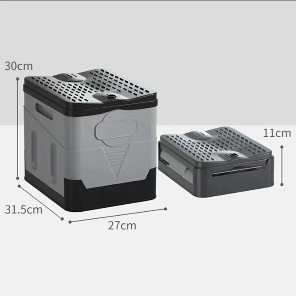 Toilet Anti-Odor Outdoor Toilet Portable Trash Can(Green-180 Degree) Folding Toilet Portable Collapsible obtain wary fashion linoleum minimal Car Toilet Self-Driving Travel Emergency 