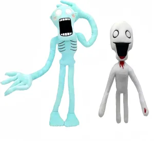 Toy (Blue) carbonate Siren Head Plush - Shy Man Interactive Surprise 