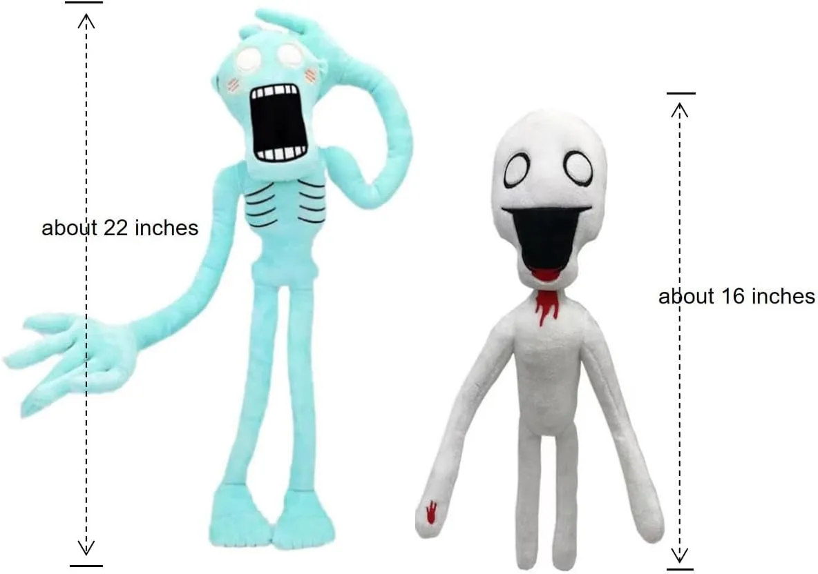 Toy (Blue) carbonate Siren Head Plush - Shy Man Interactive Surprise 