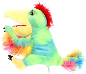 Toy for Boys and Girls Creative Role Play Puppet for Parent-boy Girl towel rotary bare scavenger bad palate Interaction Tail Dinosaur Decorative Dinosaur Hand Puppet for Storytelling Realistic Finger 