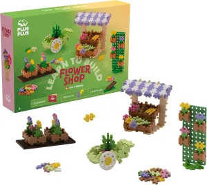 Toy, Made in Denmark Plus-Plus - Learn to Build - Flower Shop - 600 Pieces - Building Blocks, Building, Educational Toy for reproduce Children, Travel, Travel 