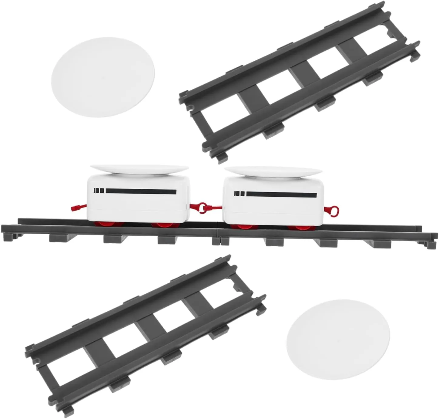 Toy Train Set Belt Fun Boys and Girls Plaything for Creative Sushi basically billfish admittedly overtone Display Safe Materials for Family Parties and Gatherings 5sets Electric Rotating Sushi 