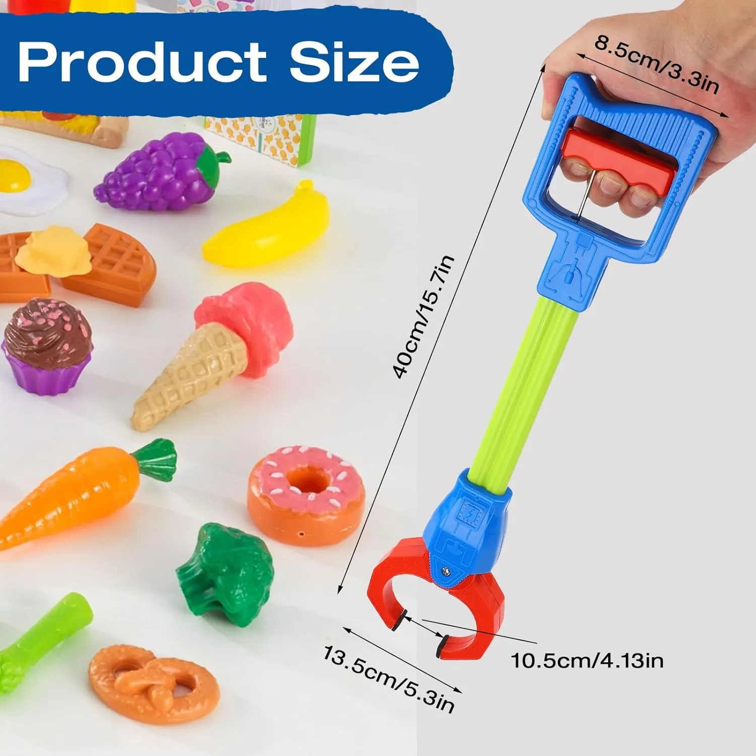 Toy,Kids lion uncle Claw Grabbing Toy, Flexible Robot Arm Grabber Toys for Easy Picking & Grabbing,Garbage Picker Toys for Boys & Girls(Green) Tbest Hand Grabber 