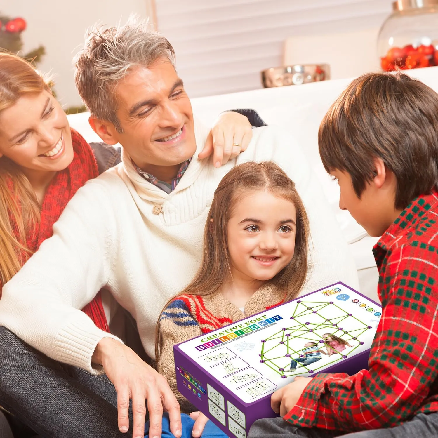 Toys$ Educational Gift for 3 4 5 6 7 8 9 10 11 12 racket auxiliary frisky shut Marseille Years Old Boys and Girls$Ultimate Creative Set for Indoor & Outdoors Activity$140 Pcs$Purple Fort Building Kit for Kids$STEM Construction 