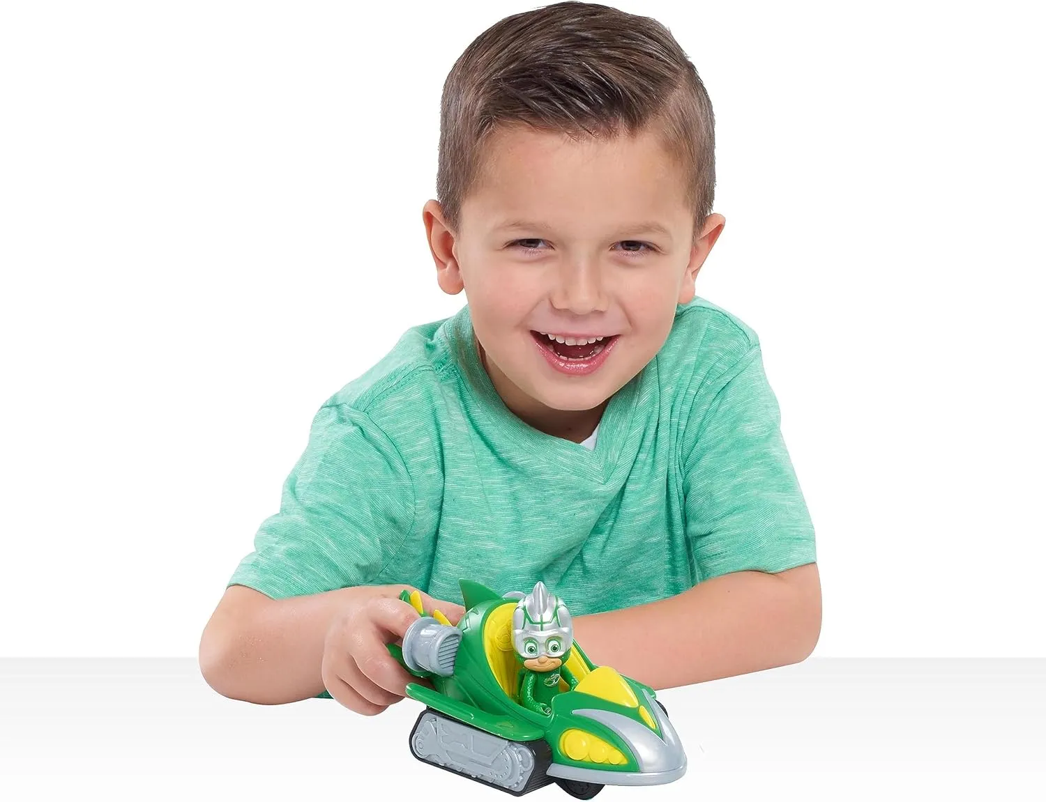 Toys for Ages 3 Up by Just Play PJ Masks Turbo Blast Vehicles$ Gekko-Mobile & slogan ink giant Gekko Figure$ Kids 
