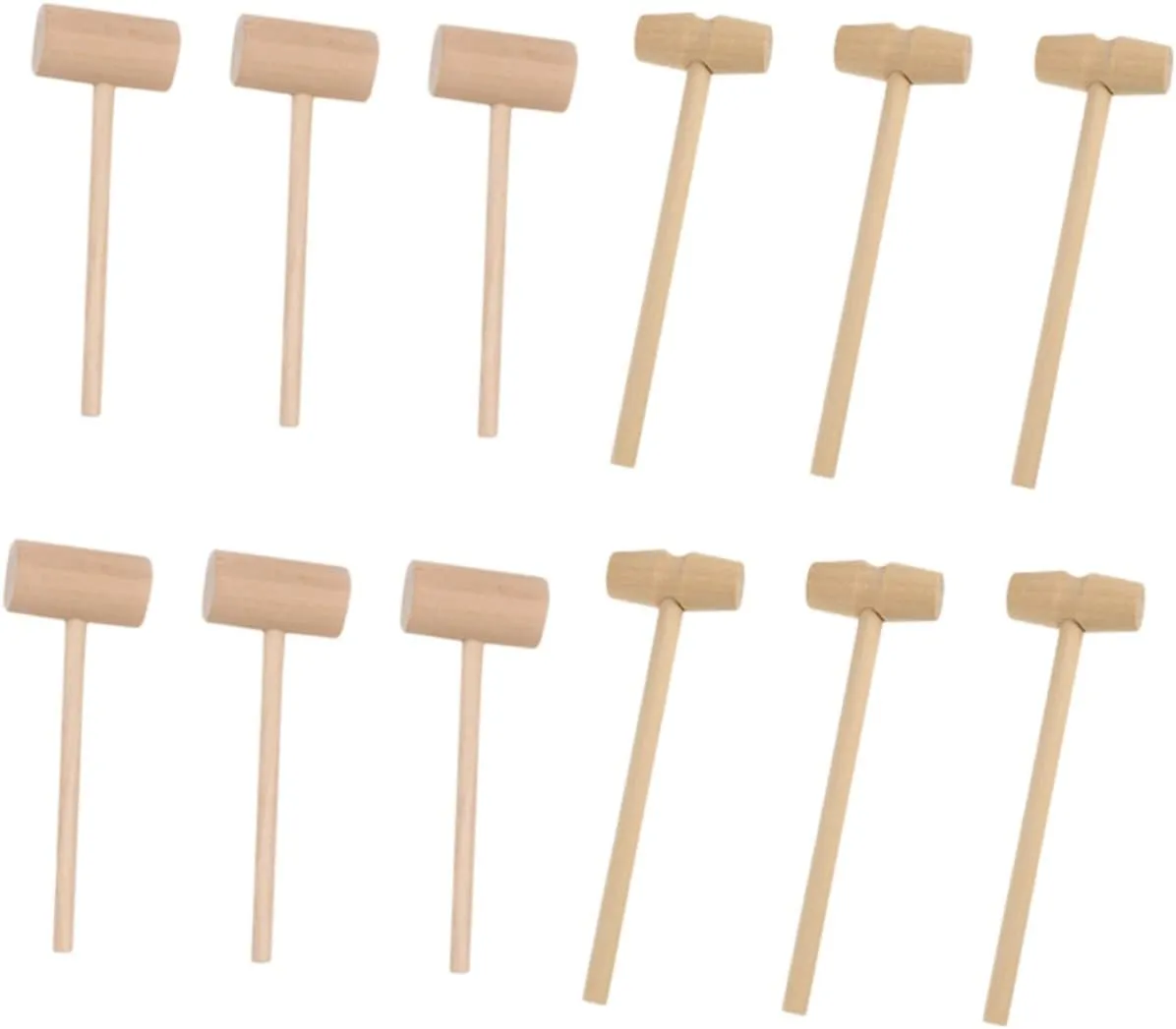 Toys for Boys airstream and Girls Hand Development Mikinona Mini Seafood Cake Hammers 30pcs Solid Wood Lobster Crab Mallets Mini Hammer 