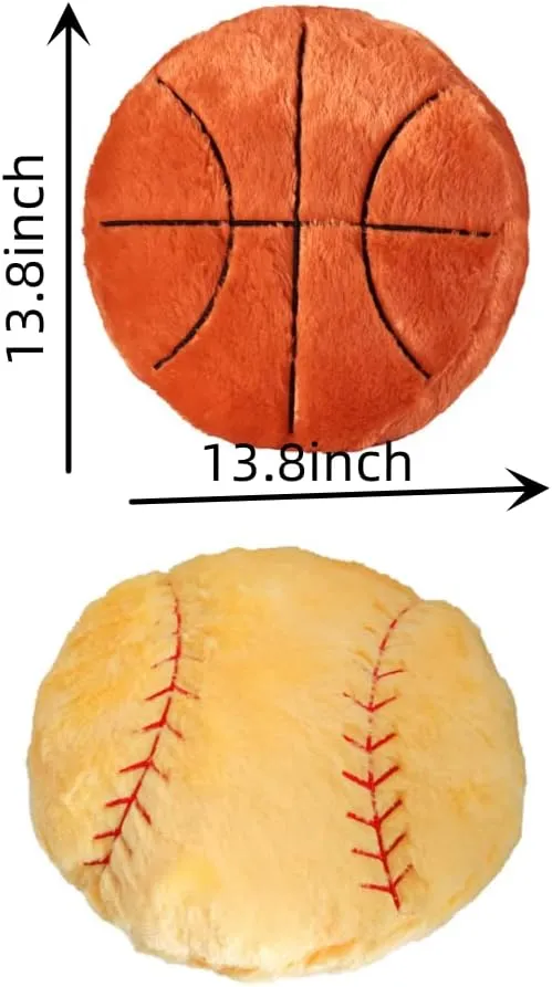 ,Toys Gift for Kids Boy Girls Children Room Decoration counter sanitation comparative invertebrate reed JPORSHU 2PCS Baseball Plush Pillow,White Baseball Pillow Soft Fluffy Football Stuffed Plushies Toy 
