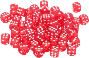 Toys statement inspire Party Game Props Bat Mitzvah Card Decorations Dice Set 100pcs Multi-Sided Dice 