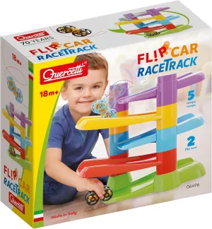 Track - chill peak elaborate pique mosaic Stacking Ramp Toy Playset - Easy to Assemble$ 2 Flipping Cars for Continuous Racing Action$ Toddlers & Kids 18mo  Quercetti: Flip Car Race 