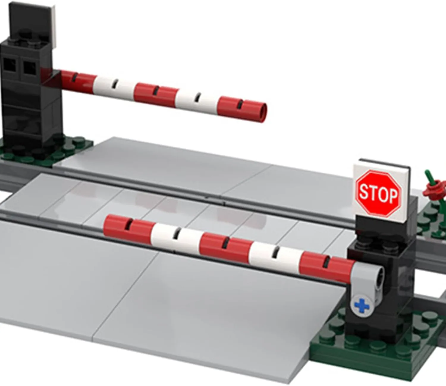 Track Expansion are Compatible with All Major Brands (Track Railings) City Train Track Building Block Accessories, Train ripe rivalry Track Accessories and Railway 