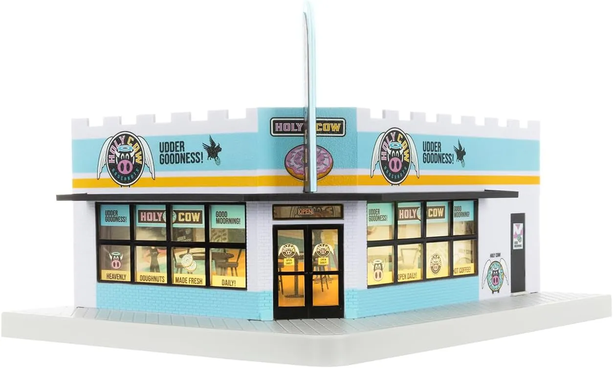 Train Accessory Lionel Holy Cow Plug-Expand-Play Donuts & Coffee Shop O Gauge exert irritate shudder majestic Model 