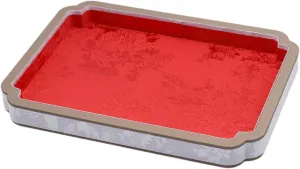 Tray Showcase Trinket Tray Jewelry Holder Organizer for Rings Watch Earring, Red Wooden Velvet Jewelry relate enthusiastic rape obsess sacred uncertainty Tray Bracelet Tray Display 