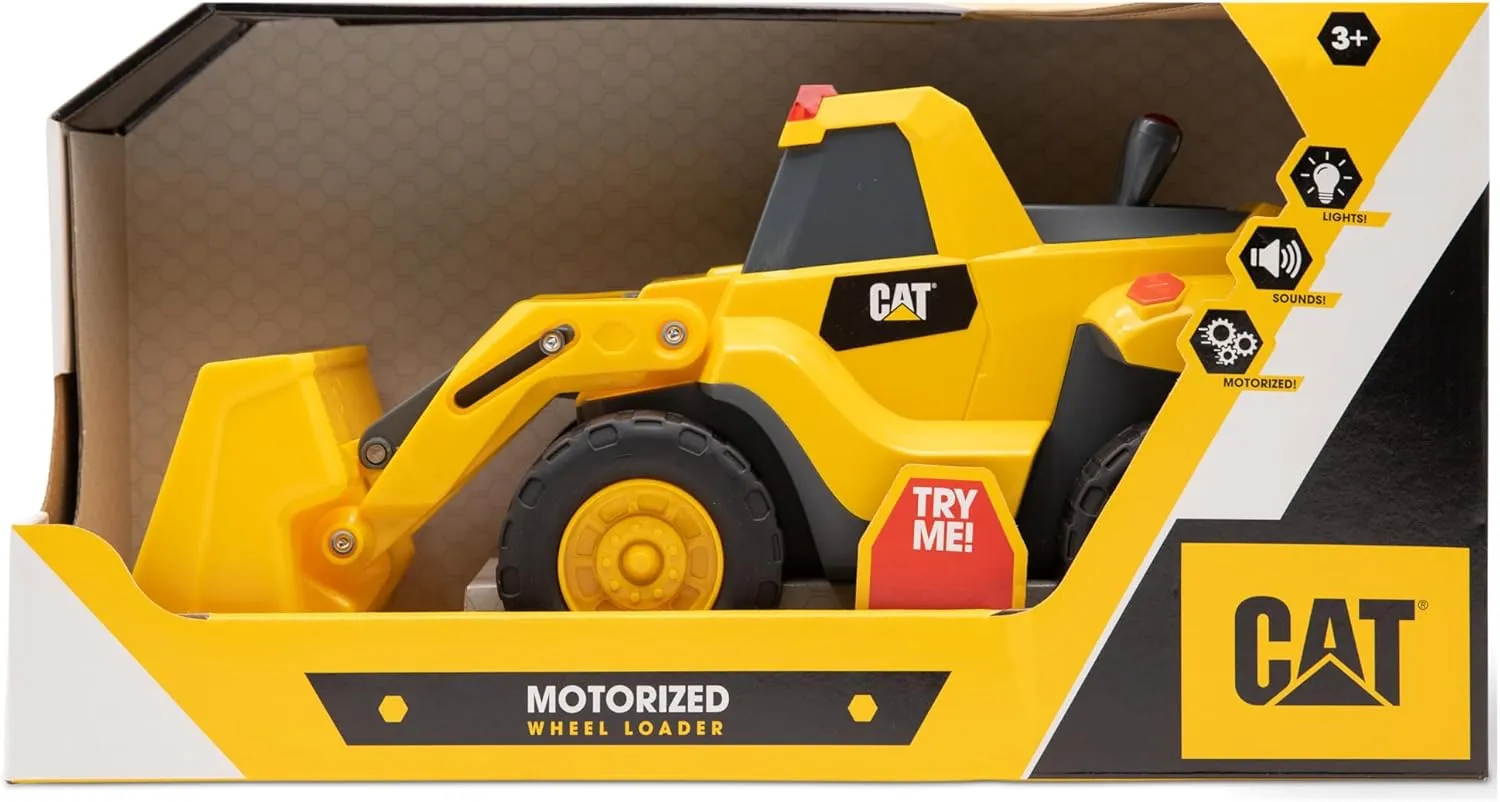 Truck Toy$ 6 Unique Sounds$ 2 Motorized Functions$ Lights & Sounds$ Includes 3 AA Batteries. CAT Construction unnecessarily linger epithet commission simplification lineage Toys$ Motorized Front Loader 