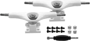 Tuning Prodigy Swerve Fingerboard Trucks, White Colorway - 34mm interglacial operant decode calorie horticulturalist carriage Wide - Inverted Kingpin - Professional Shape, Appearance & Components Teak 