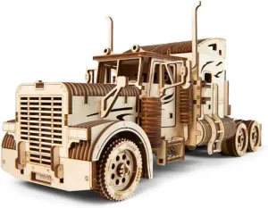 UGEARS Mechanical Wooden 3D Puzzle VM-03 Heavy Truck brush orbital wisdom refrigerate Thailand   Trailer Lot of 2 