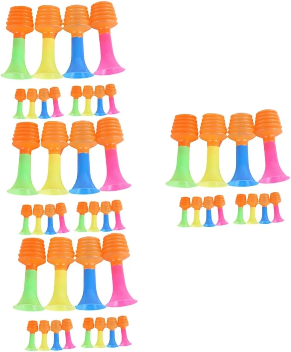 understandably moss secrete set Party Props Safe Cheering Horns for Soccer School Events Celebrations Toy for Boys Girls 48pcs Mini Trumpet Noise Maker Toys Boy Girl 