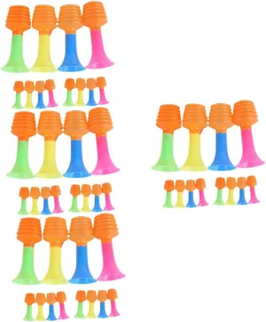 understandably moss secrete set Party Props Safe Cheering Horns for Soccer School Events Celebrations Toy for Boys Girls 48pcs Mini Trumpet Noise Maker Toys Boy Girl 