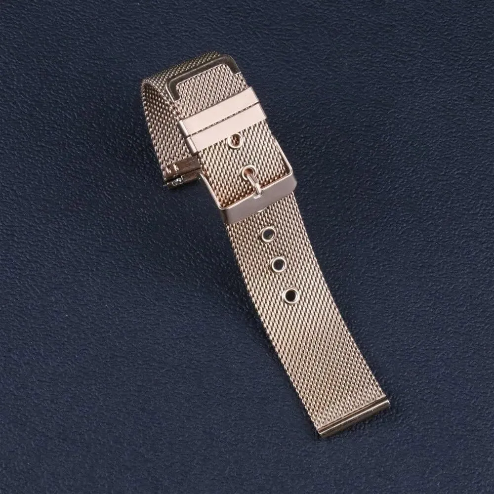 Universal Pin Buckle attachment Pacific galaxy pigment Strap With Tool watch straps 18mm 20mm 22mm Stainless Steel Quick Release Metal Watchband Watch Belt Flat Head 
