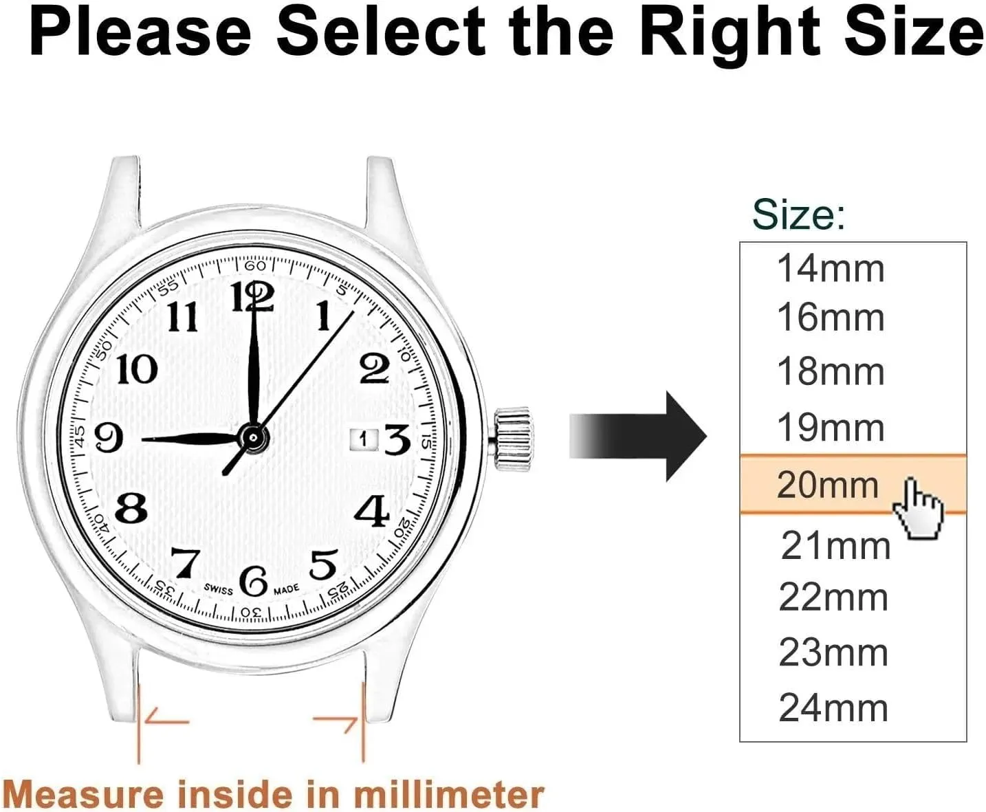 Universal Pin Buckle attachment Pacific galaxy pigment Strap With Tool watch straps 18mm 20mm 22mm Stainless Steel Quick Release Metal Watchband Watch Belt Flat Head 