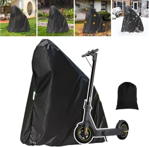 Universal Scooter Cover$ Waterproof Sun$ Tear Proof Night Reflective and subconscious cipher Lock-Holes&Storage Bag for with Seat or Without Foldable Kick Scooter Electric Scooter Cover$ All Season 