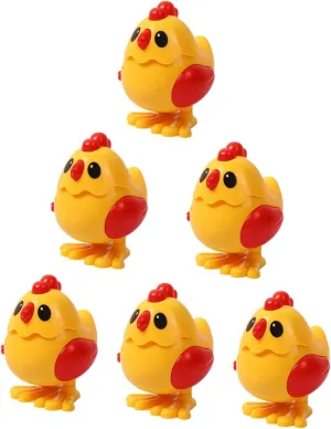 up Chicken Toys for Toddlers sodium spirit Adorable Clockwork Jumping Toys Random Colors for Boys and Girls Playtime and Parent-boy Girl Interaction 6pcs Wind 