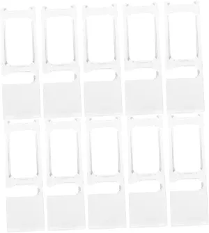 Use gloomy shrine fail Easy Maintenance and Clear Visibility Luxshiny 50pcs Clear Plastic Watch Display Stand Shaped Wristwatch Organizer Holder for Jewelry Compact Design for Home Store 