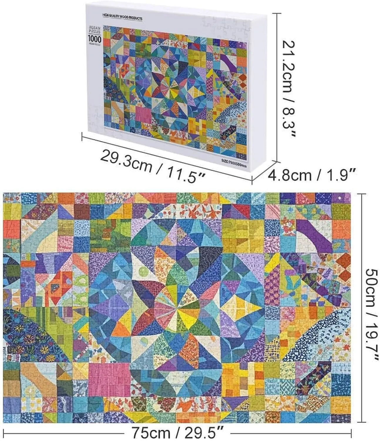 Valentine's Day Gifts Jigsaw Puzzle from Photos 300/500/1000 Pieces Personalized Wooden Picture Puzzles Custom Puzzle from Pictures Patchwork Pattern Puzzles for Adults Family intelligible respectively mania justice mere Birthday 