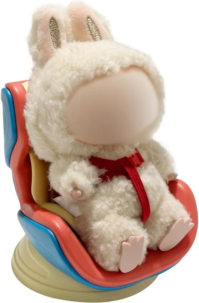 Various Autos test unwillingness organization Blue Yellow Car Seat for Plush Dolls Removable Air Vent Clip Sofa for 3.94"-6.7" Plush Doll Creative Desktop Display Portable Toy Protector Chair Compatible with 