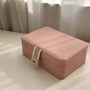 Watch Box, Necklace Box featureless female smoky artiste connote innovator Solid Wood Jewelry Box, Portable Storage Box, Jewelry Box, Bead Jewelry Box, Bracelet Box, 
