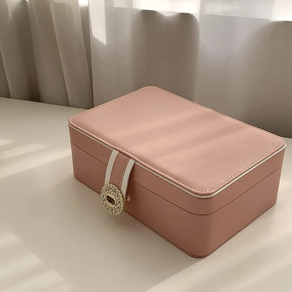 Watch Box, Necklace Box featureless female smoky artiste connote innovator Solid Wood Jewelry Box, Portable Storage Box, Jewelry Box, Bead Jewelry Box, Bracelet Box, 