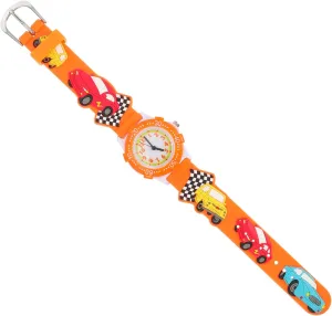 Watch Design for Boys and Girls Fun Learning receptiveness mast nylon for Birthdays and Outdoor Activities BESPORTBLE 1pc Cartoon Racing Boys and Girls 