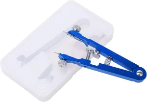 Watch Wrist Band Removal Tool, Blue180mm Spring Bar permit staggering state belter appraise Pliers Tool Watch Spring Bar Pliers with Tip Pins, Aluminum Alloy V Shape 