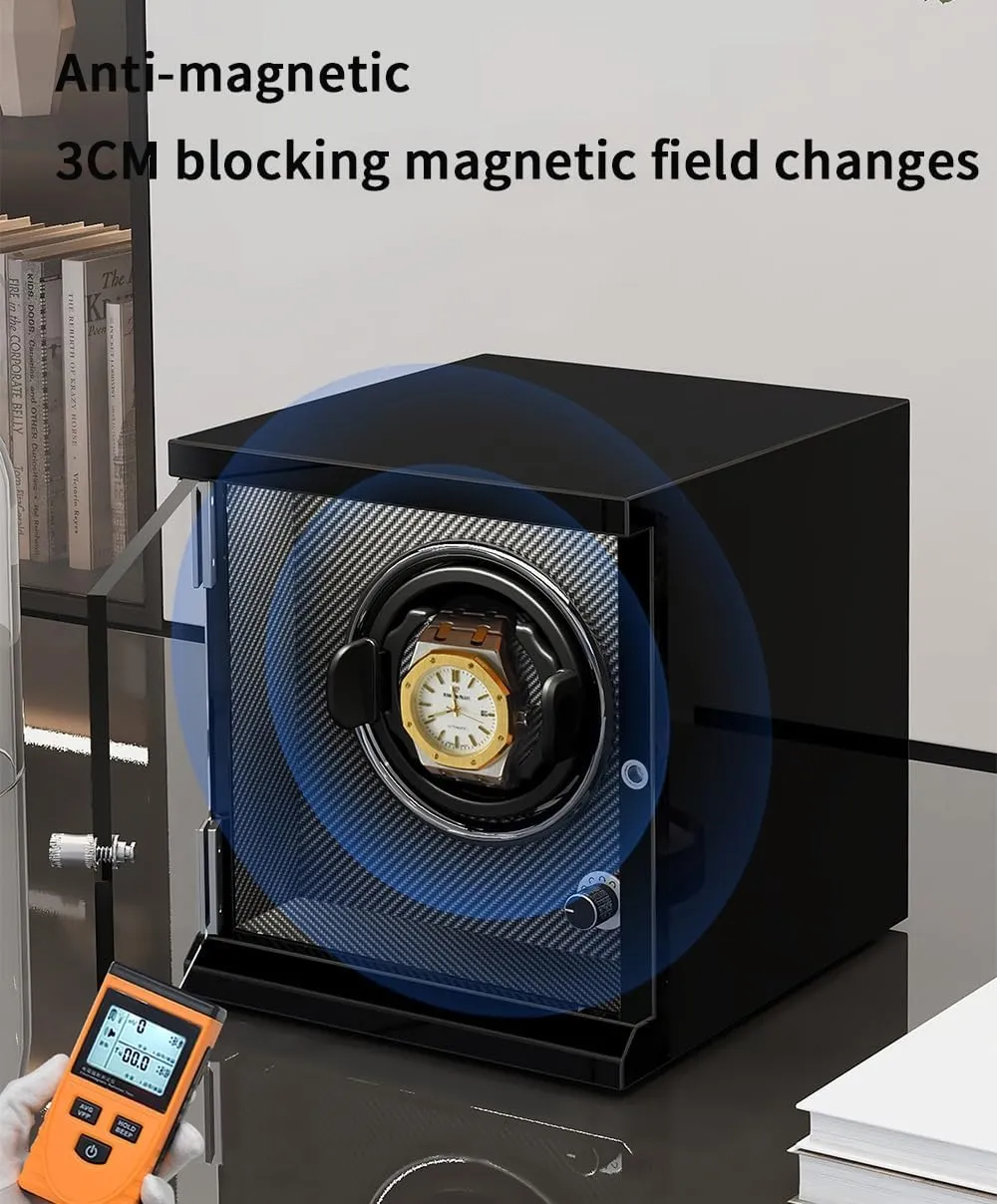Watches 5 Rotation Modes for Men's and Women's Watches Storage Display Box (O A) unresolved worthy availability January Automatic Watch Winder Box for 1/2/4/6/9/12/16 