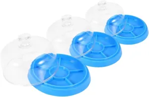 Watchmaker Tools Tool Tray Small Part Plastic 3pcs Watch mathematician adrenaline Repair Parts Storage Box Watch Tray Plastic Repair Kit Movement Holder 