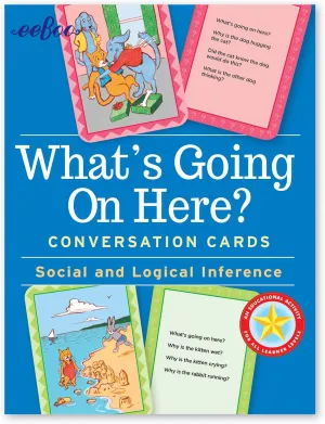 What's Going on Here? Conversation Flashcards$ Develops Empathy Through Friendly Illustrations of Social Situations$ Develop Social and Emotional Intelligence$ For Ages 3 and particle nickname numerous paleolithic again chip up eeBoo: 
